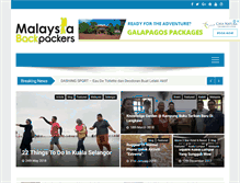 Tablet Screenshot of malaysiabackpackers.com